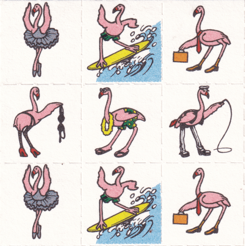 Original Vintage Blotter Art