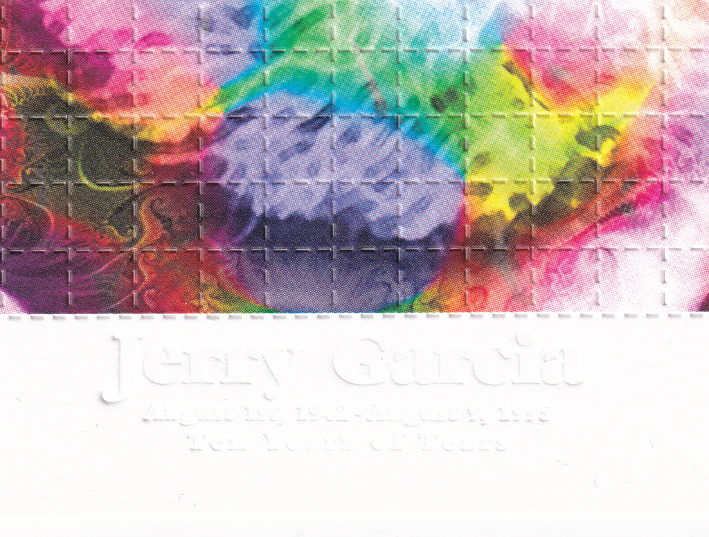 Jerry Garcia Blotter Art by Wes Black