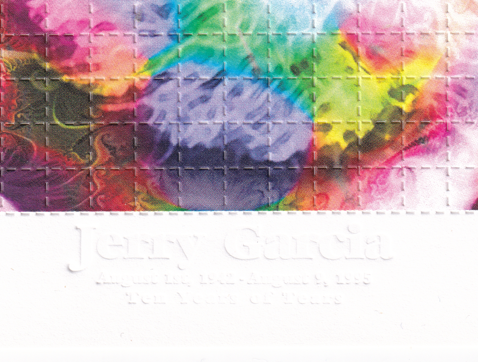 Jerry Garcia Blotter Art by Wes Black