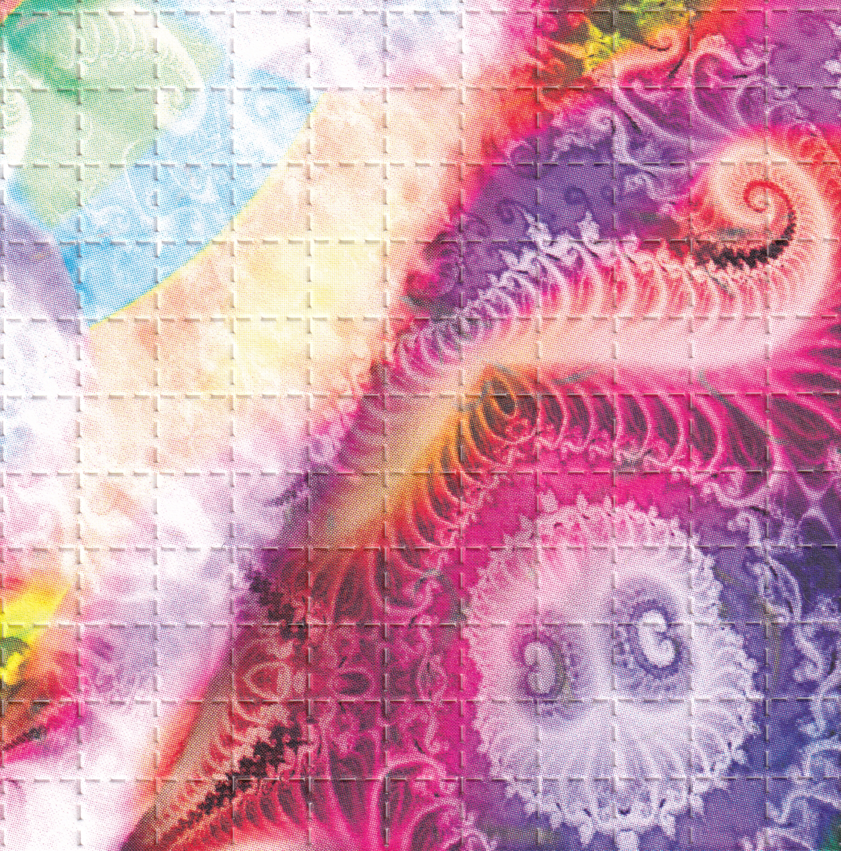 10 Years of Tears Blotter Art by Wes Black 2005