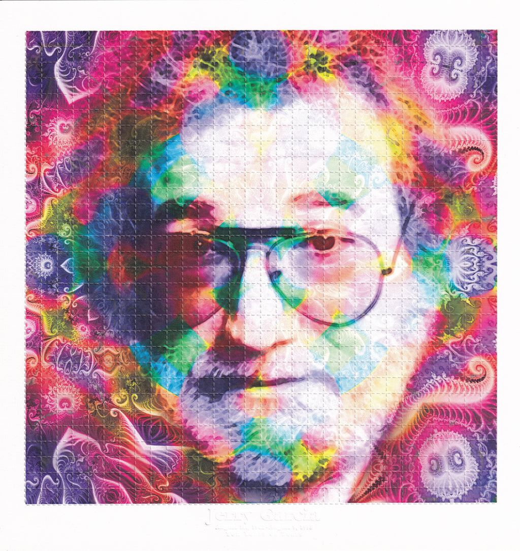 10 Years of Tears Jerry Garcia Blotter Art by Wes Black