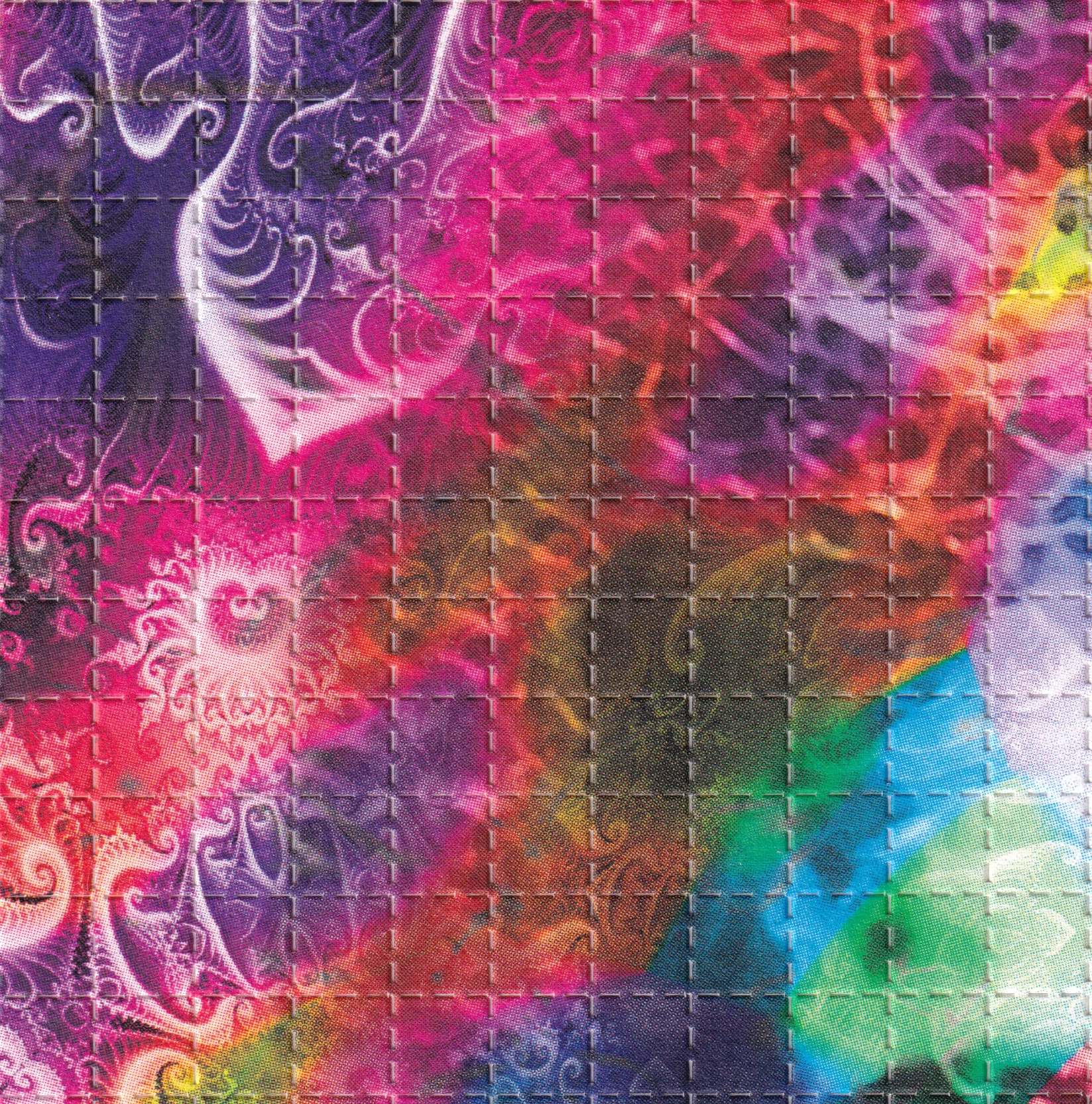10 Years of Tears Blotter Art by Wes Black (2005)