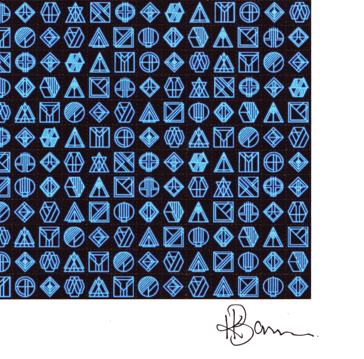 "Alchemy" Blotter Art by Kevin Barron (signed)