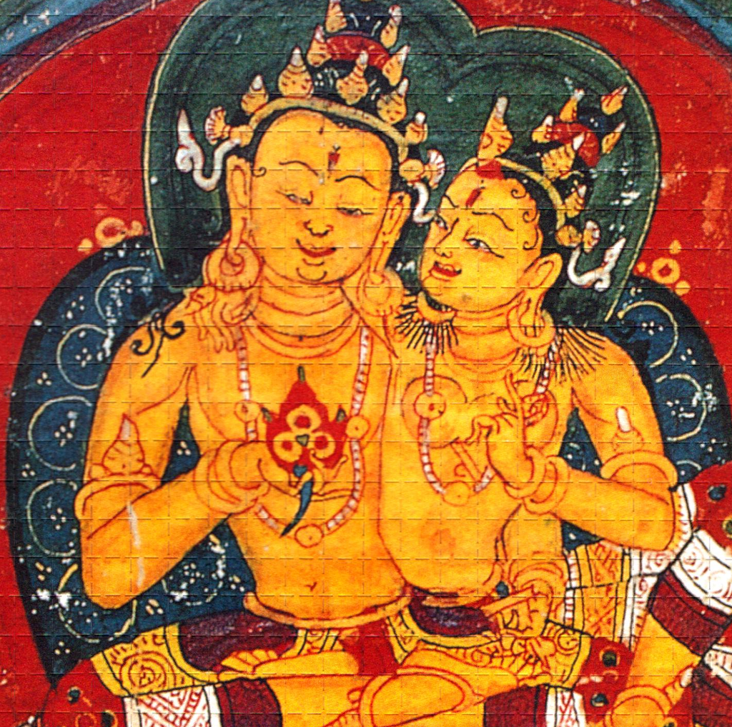 Tantric Couple Blotter Art by Thomas Lyttle