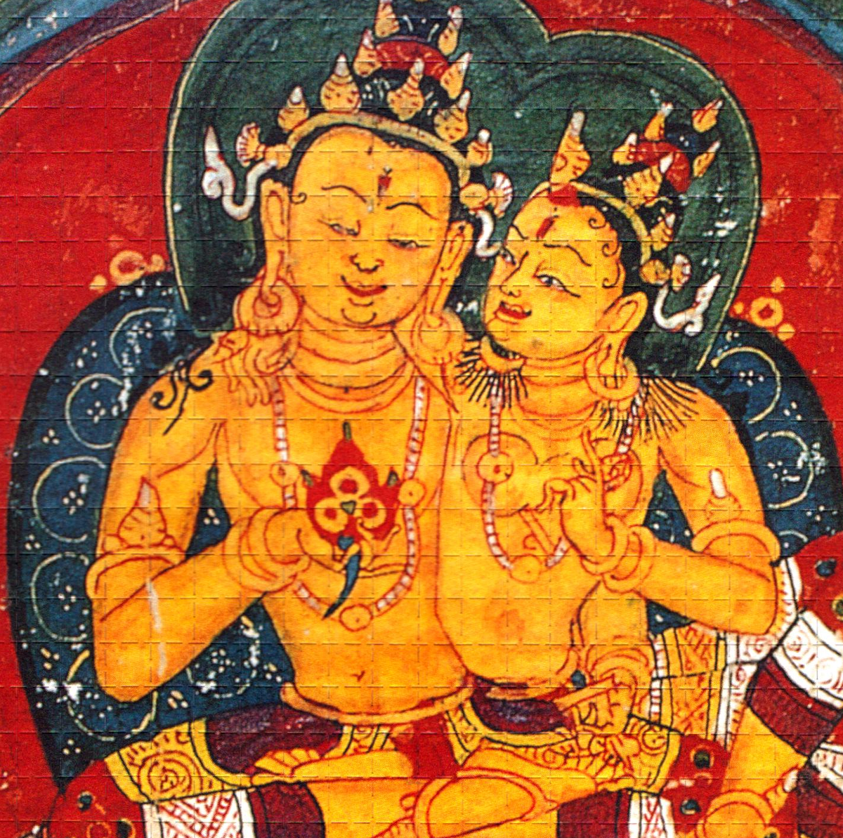 Tantric Couple Blotter Art by Thomas Lyttle