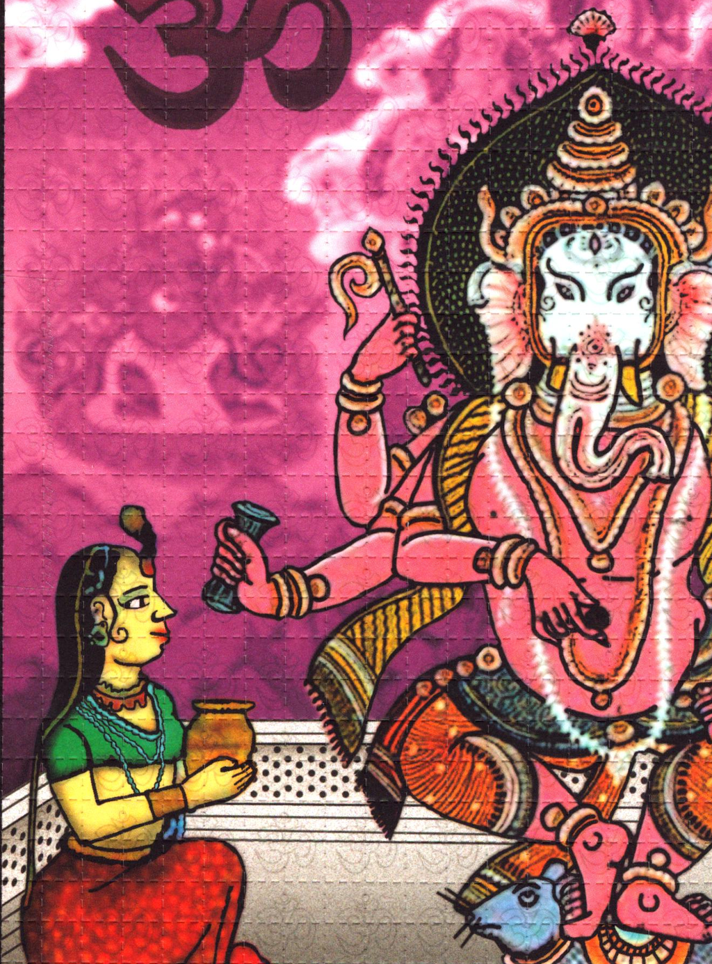Ganesh Blotter Art by Rev. Samuel (signed)
