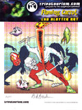 Flaming Carrot Blotter Art by Bob Burden (signed)