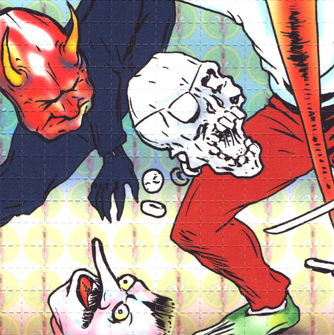 Flaming Carrot Blotter Art by Bob Burden (signed)