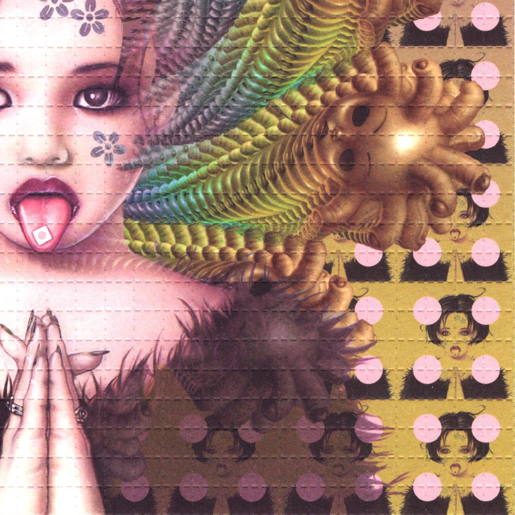 Little Strange Dots Blotter Art by Trever Brown (unsigned)