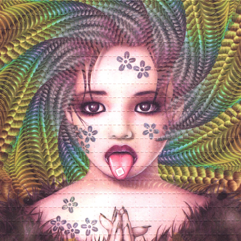 Little Strange Dots Blotter Art by Trever Brown (unsigned)
