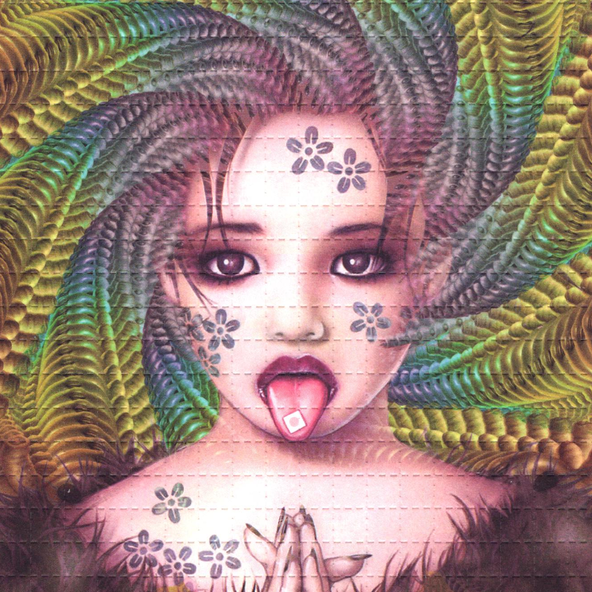 Little Strange Dots Blotter Art by Trever Brown (unsigned)
