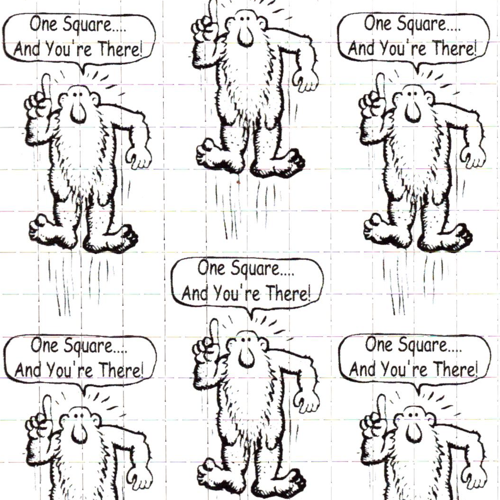 Mr Natural Blotter Art "1 Square You’re There" (Reprint)