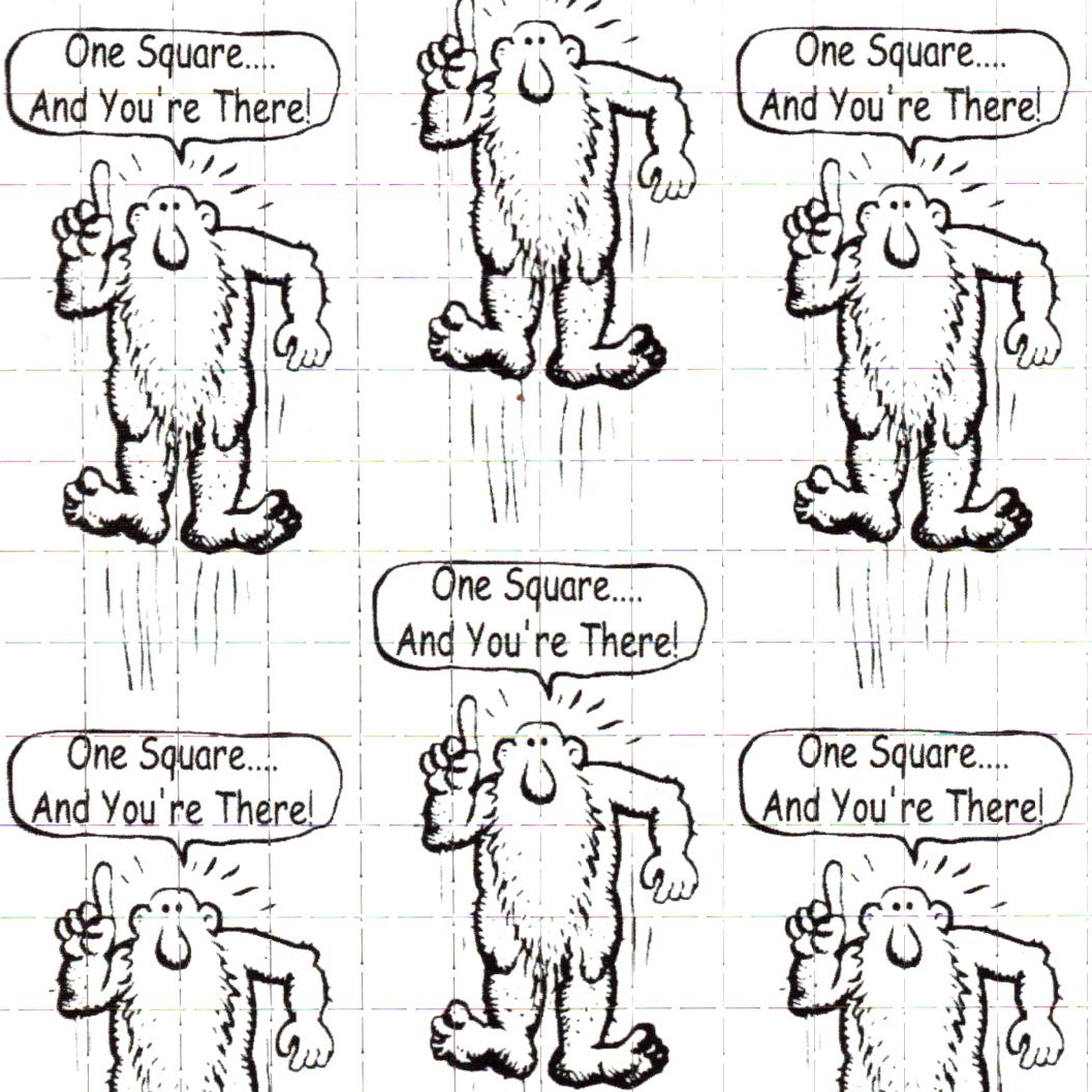 Mr Natural Blotter Art "1 Square You’re There" (Reprint)