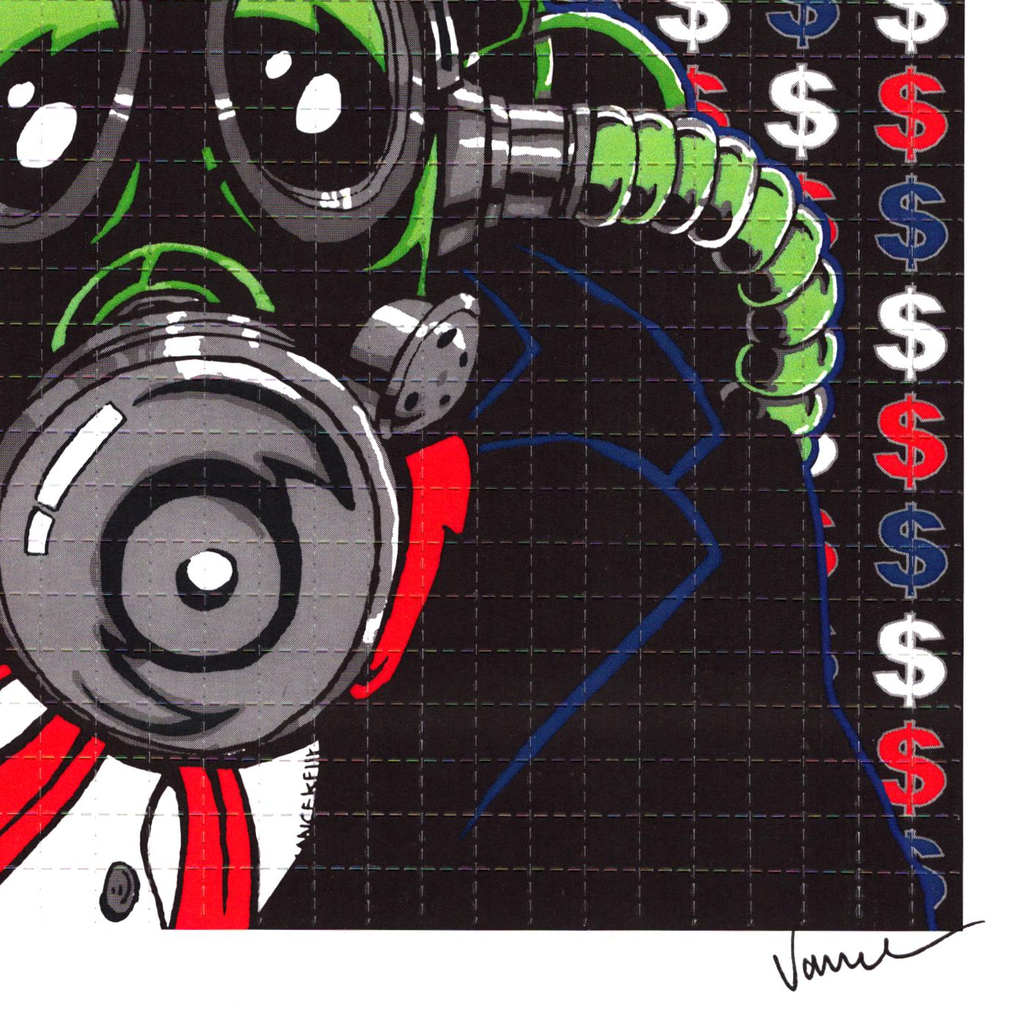 Corporate Values Blotter Art by Vance Kelly (Proof Prints SET of 2)