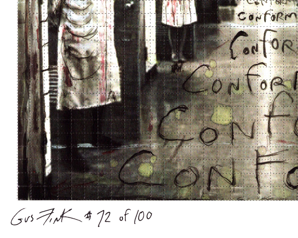 Conform Blotter Art by Gus Fink (signed)
