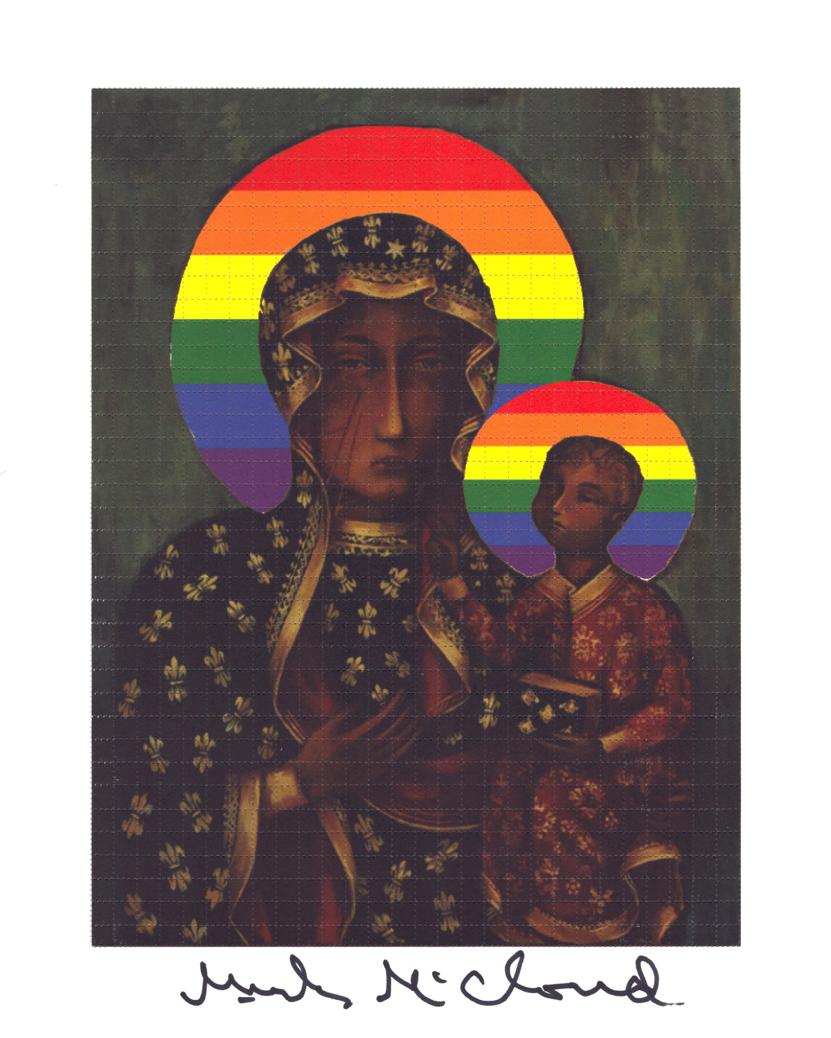 Rainbow Madonna Signed by Mark McCloud (signed)