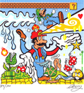 "Super Psychedelic Bros" by Josh Levy