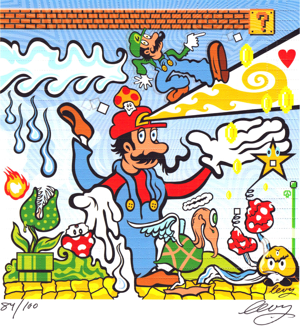 "Super Psychedelic Bros" by Josh Levy