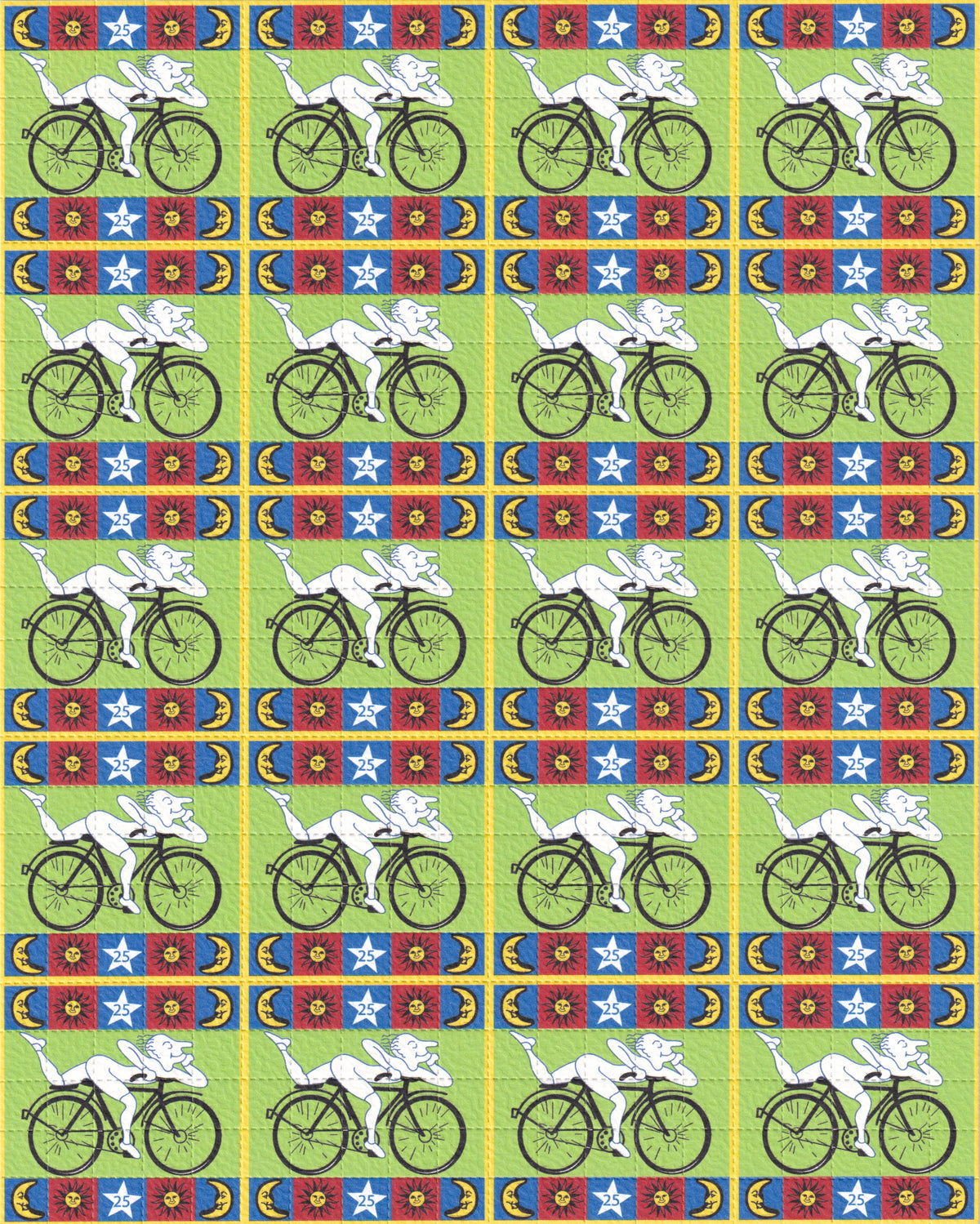 Bike Day Tribute Blotter Art