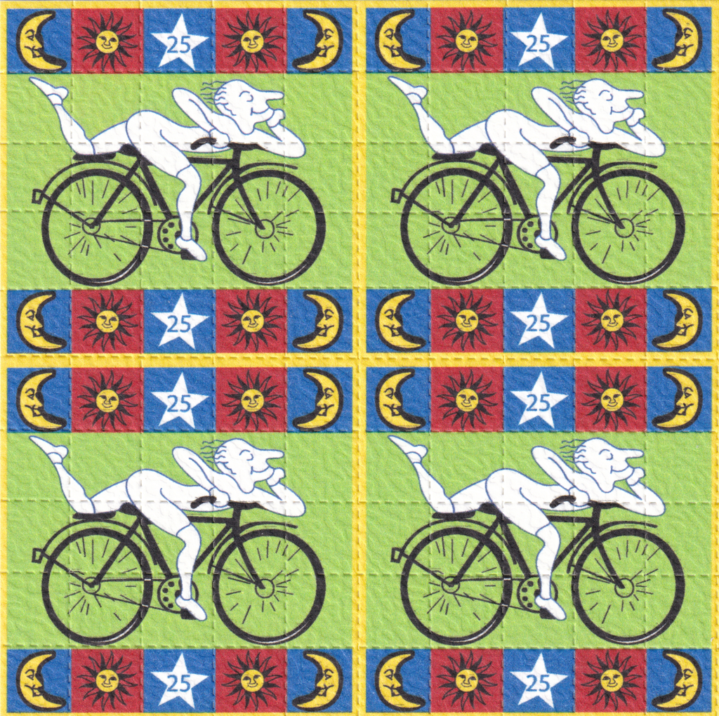 Bike Day Tribute Blotter Art