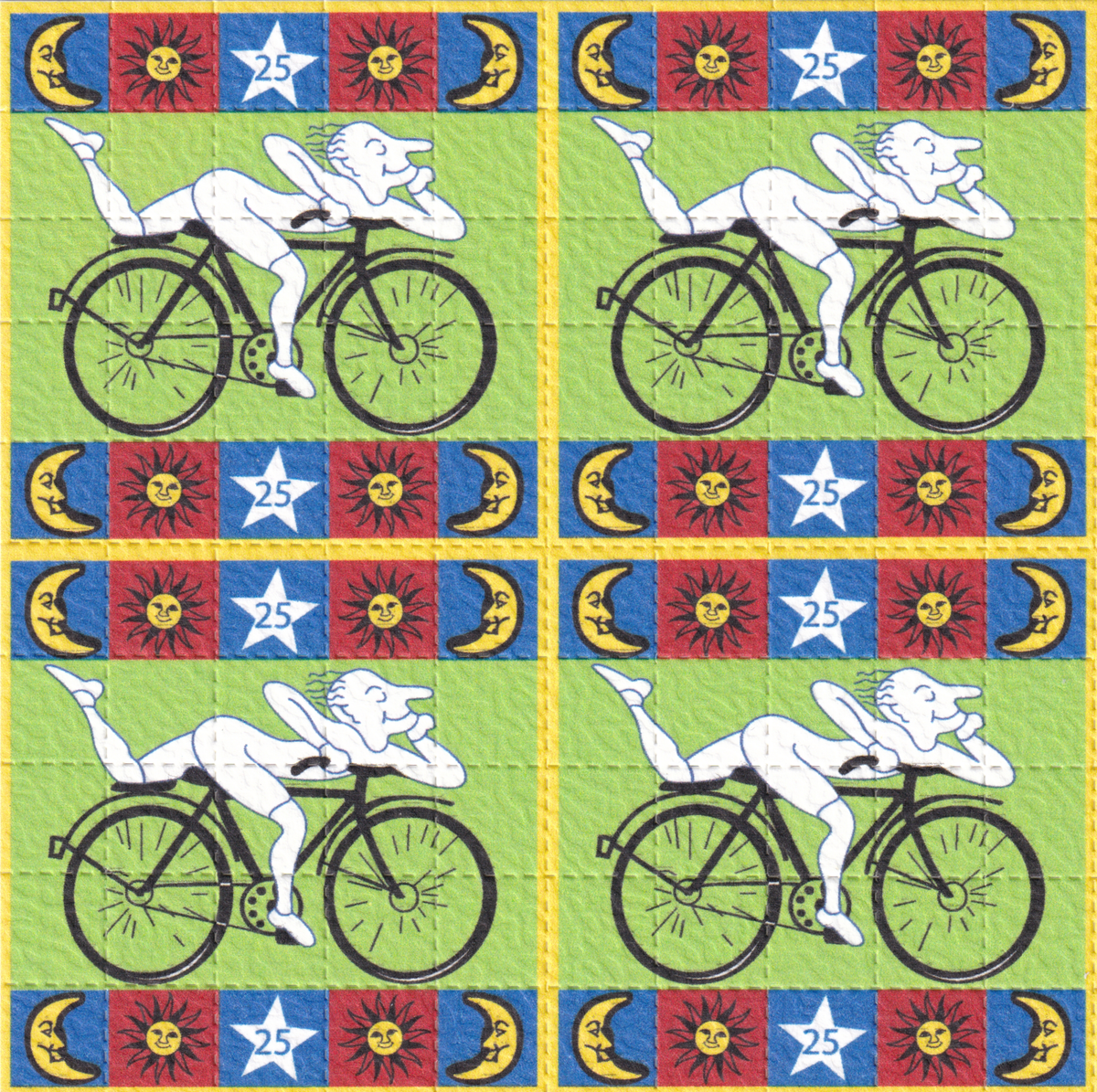 Bike Day Tribute Blotter Art