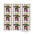 Pezman 9 Panel Blotter Art by Pez (signed)