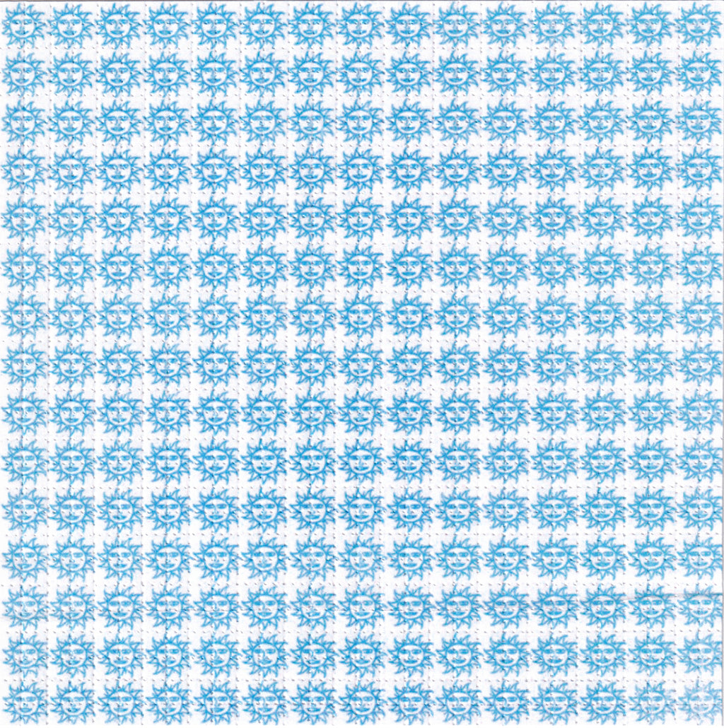 Blue Sunshine Blotter Art (street sheet)