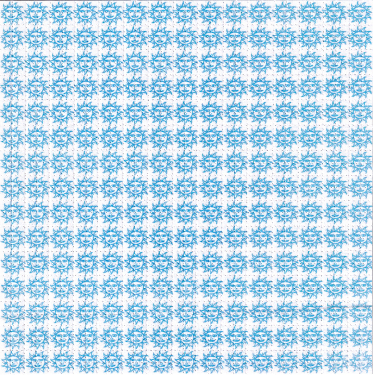 Blue Sunshine Blotter Art (street sheet)