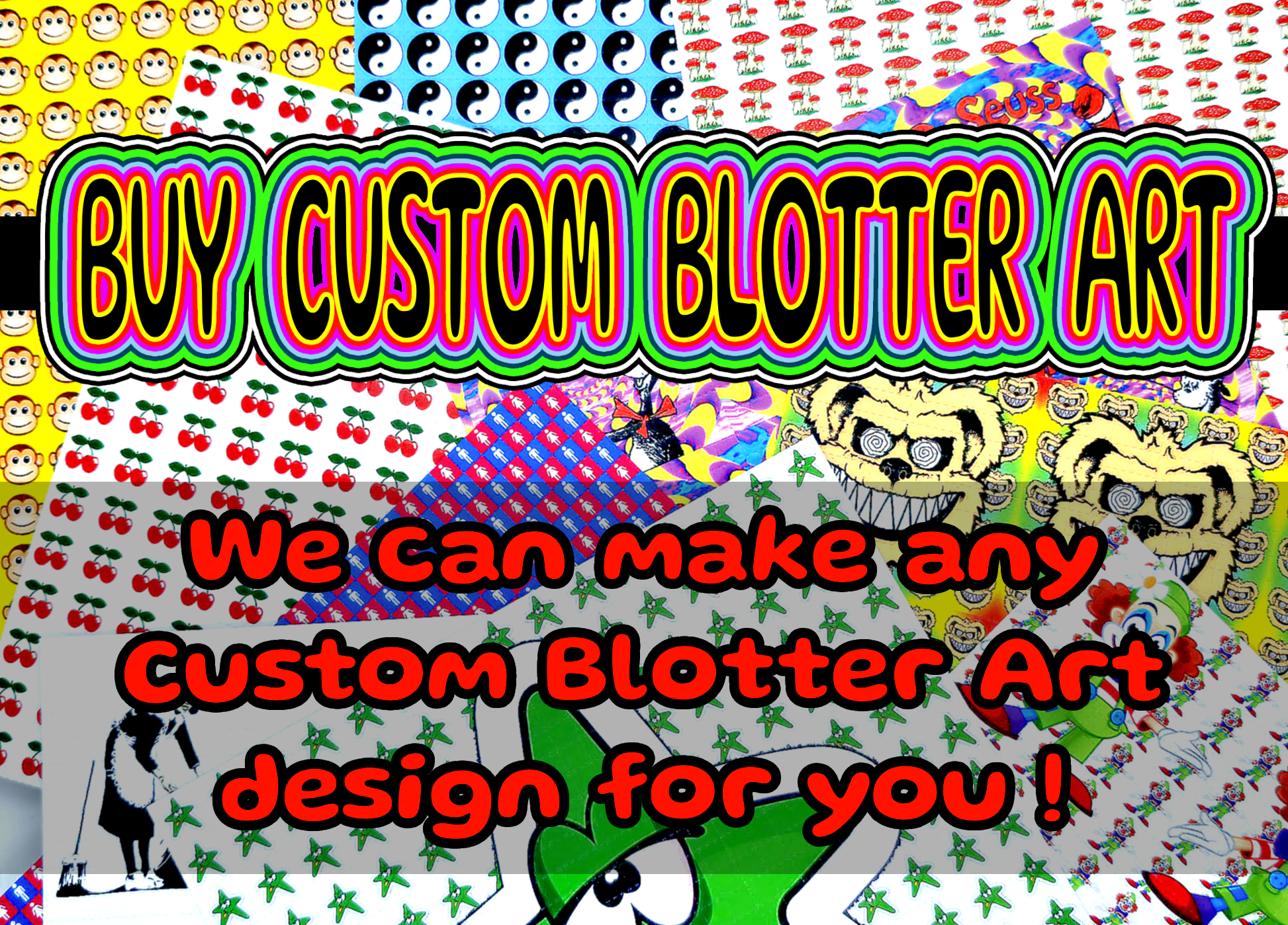 Buy Custom Blotter Art