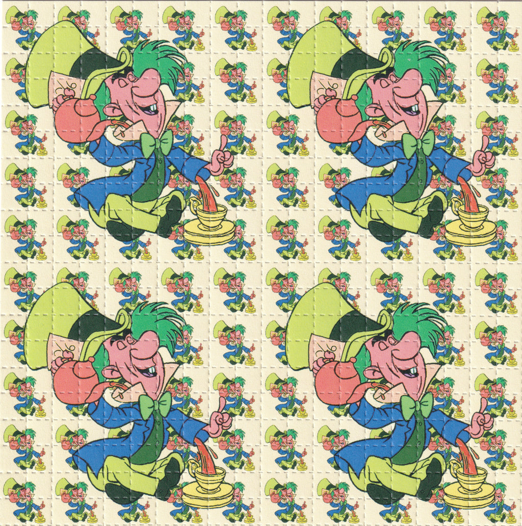 Mad Hatter Blotter Art (cream)