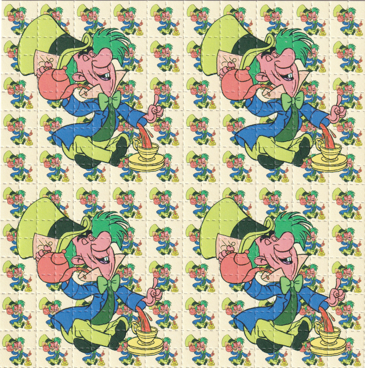 Mad Hatter Blotter Art (cream)