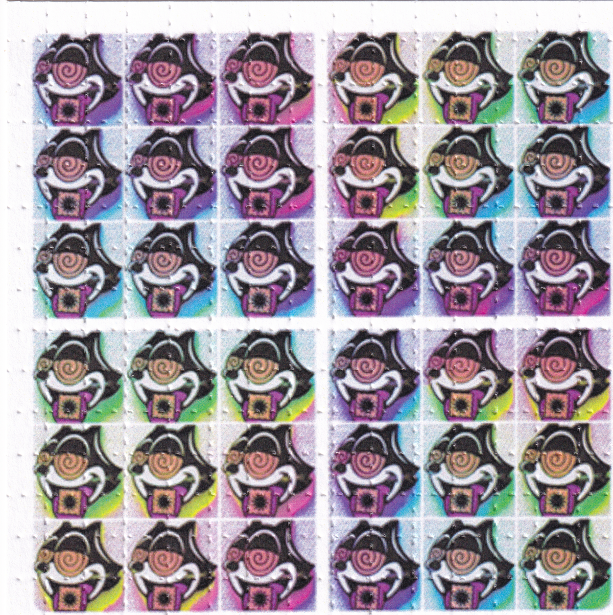 Trippy Felix Blotter Art (street sheet)