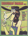Free Wheelin Franklin Blotter Art