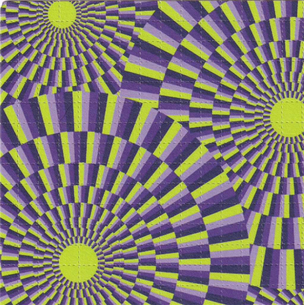 Optical Illusion Blotter Art