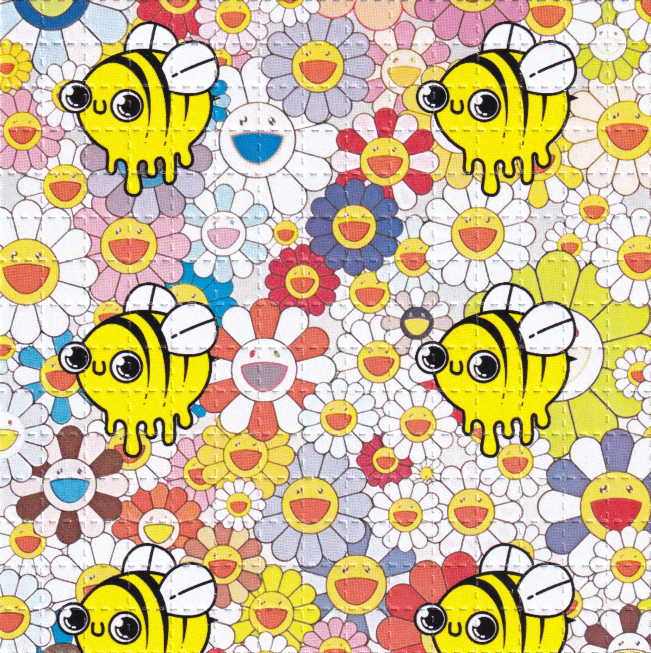 Honey Bee (Bee Free) Blotter Art