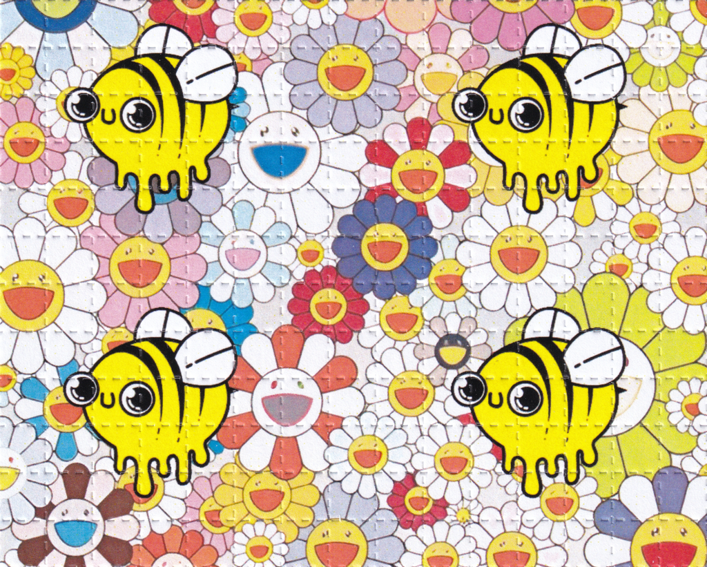 Honey Bee (Bee Free) Blotter Art