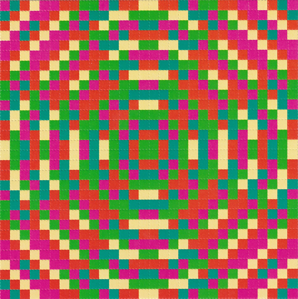 Cross Pattern Blotter Art
