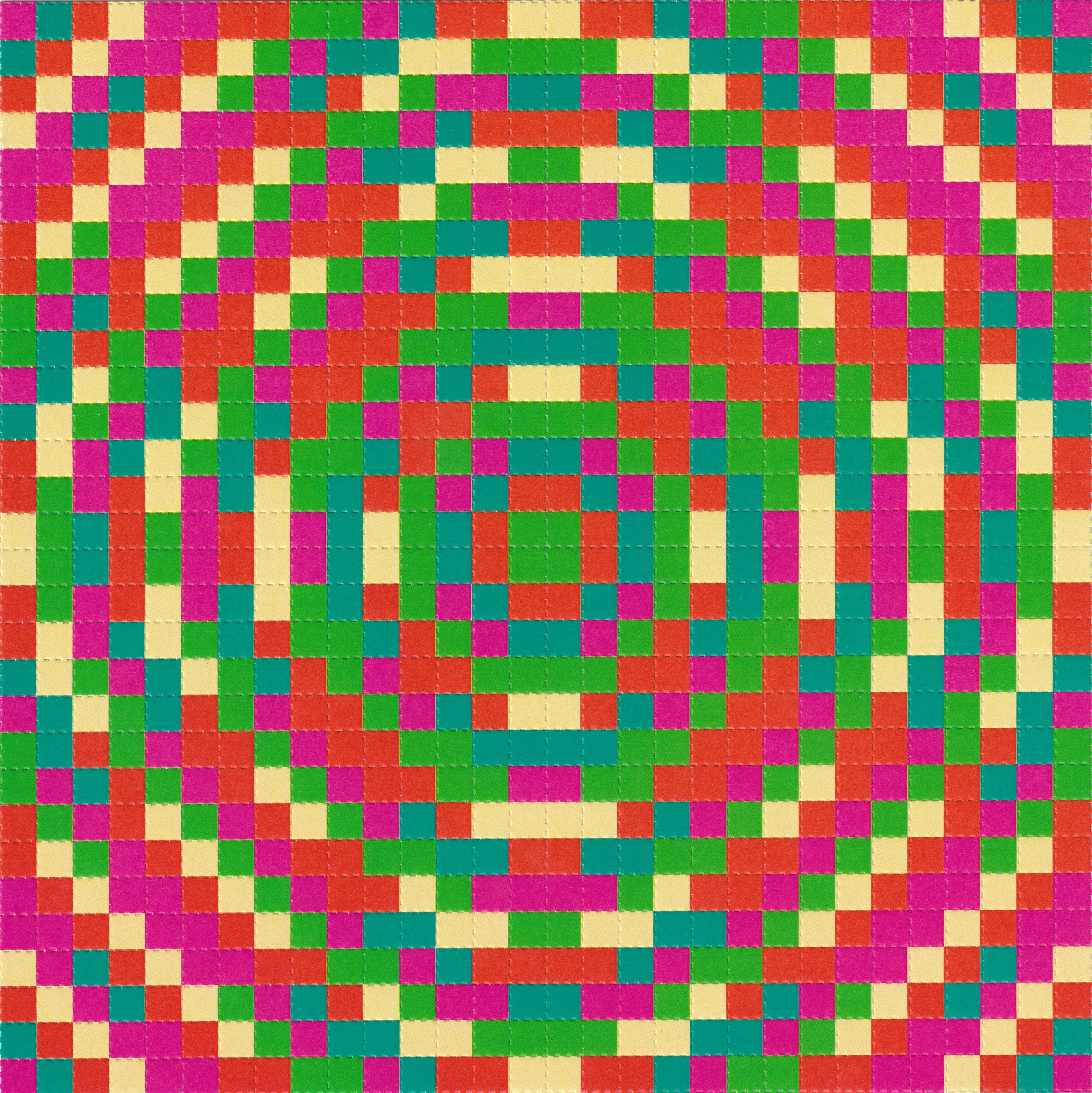 Cross Pattern Blotter Art