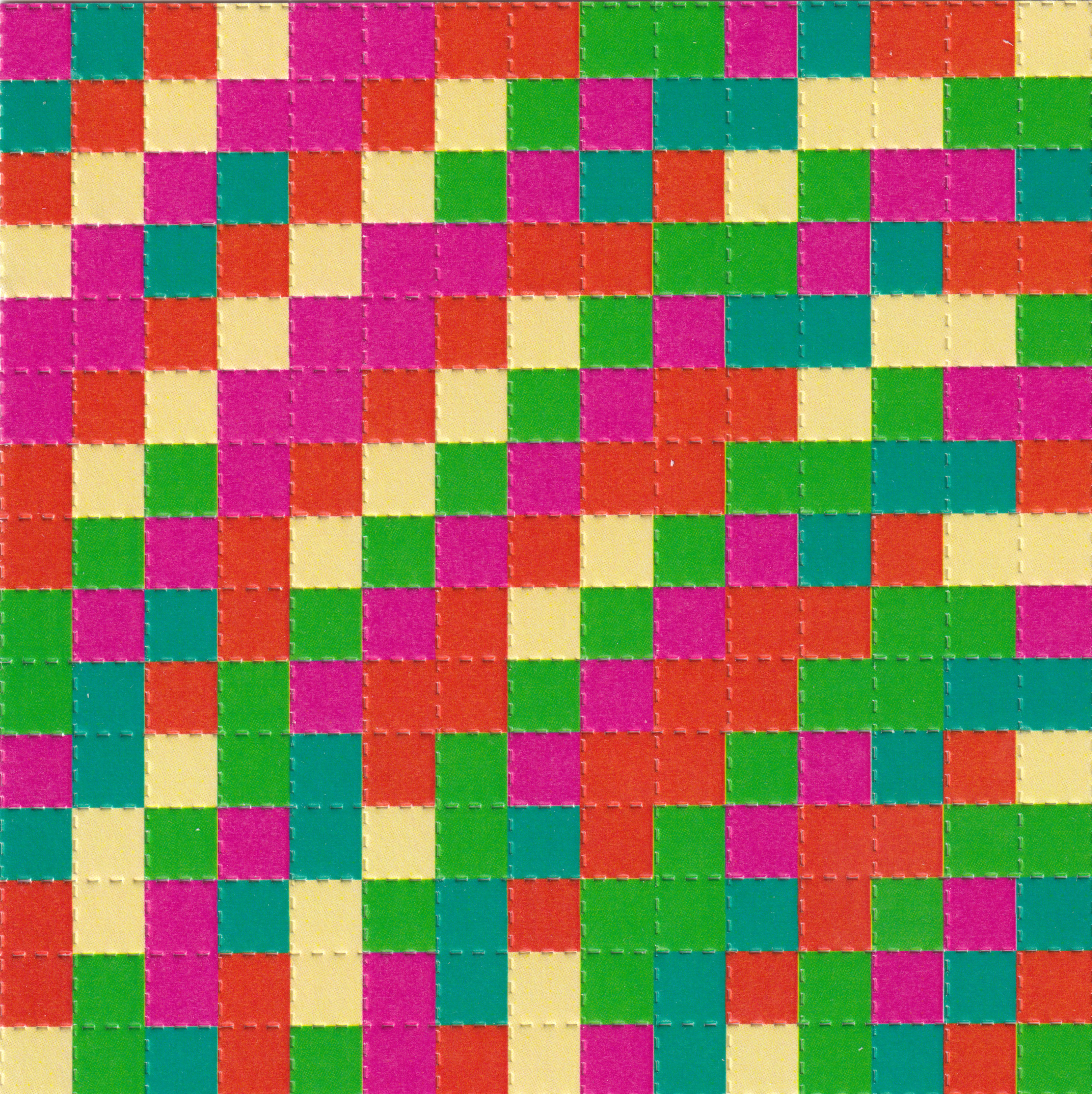 Cross Pattern Blotter Art