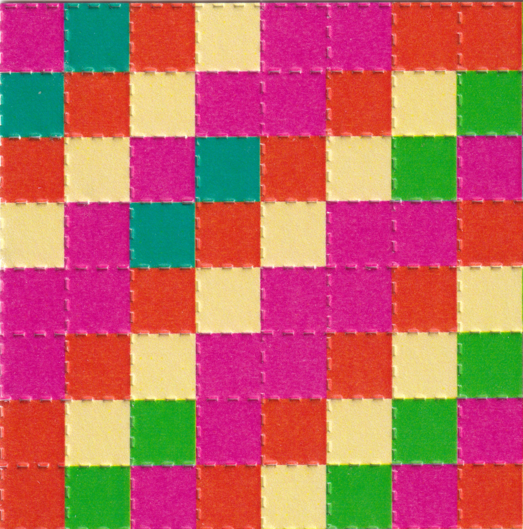 Cross Pattern Blotter Art