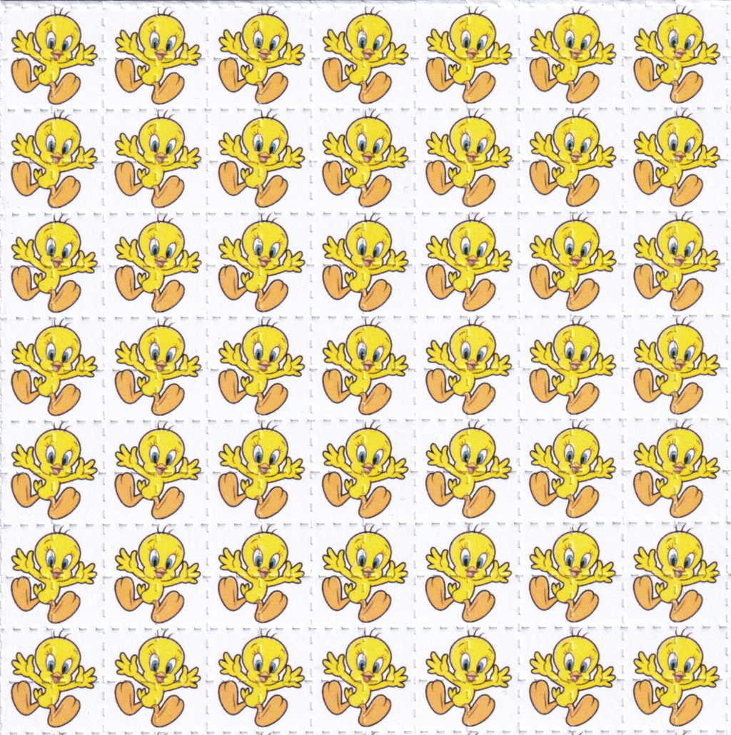 Tweetie Pie Blotter Art
