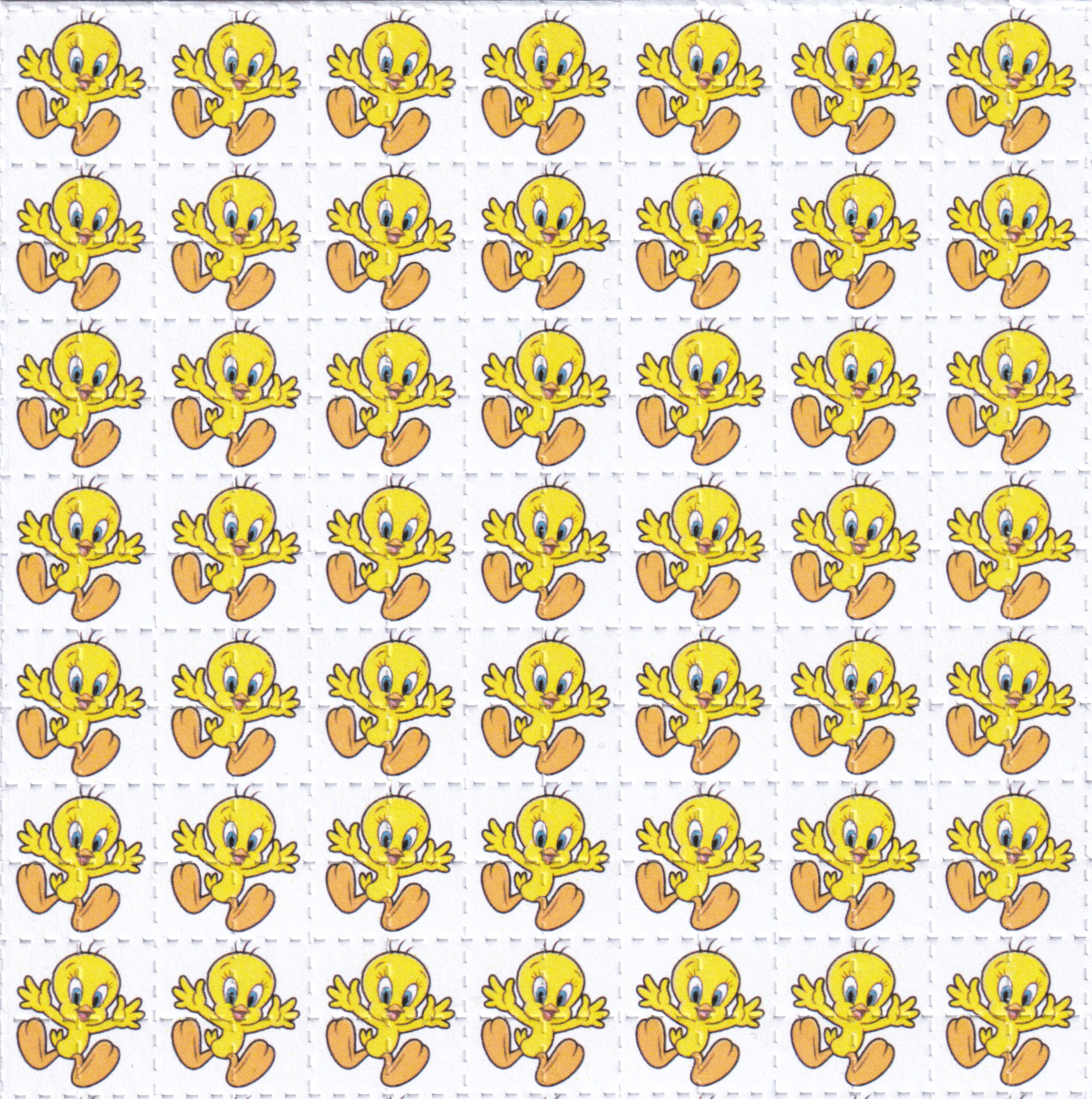 Tweetie Pie Blotter Art