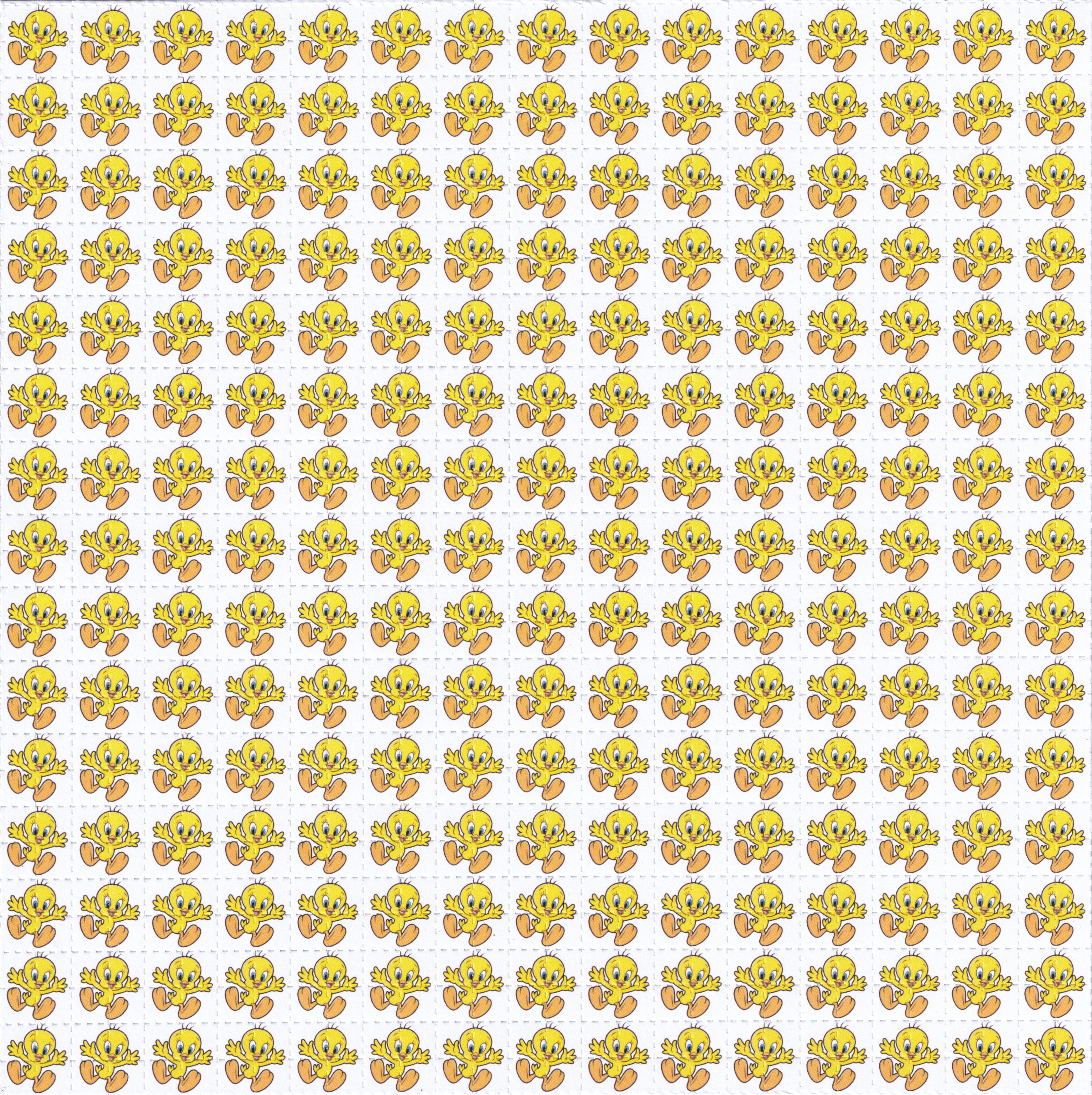 Tweetie Pie Blotter Art