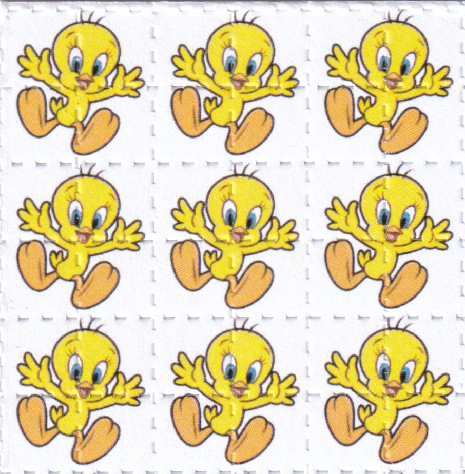 Tweetie Pie Blotter Art