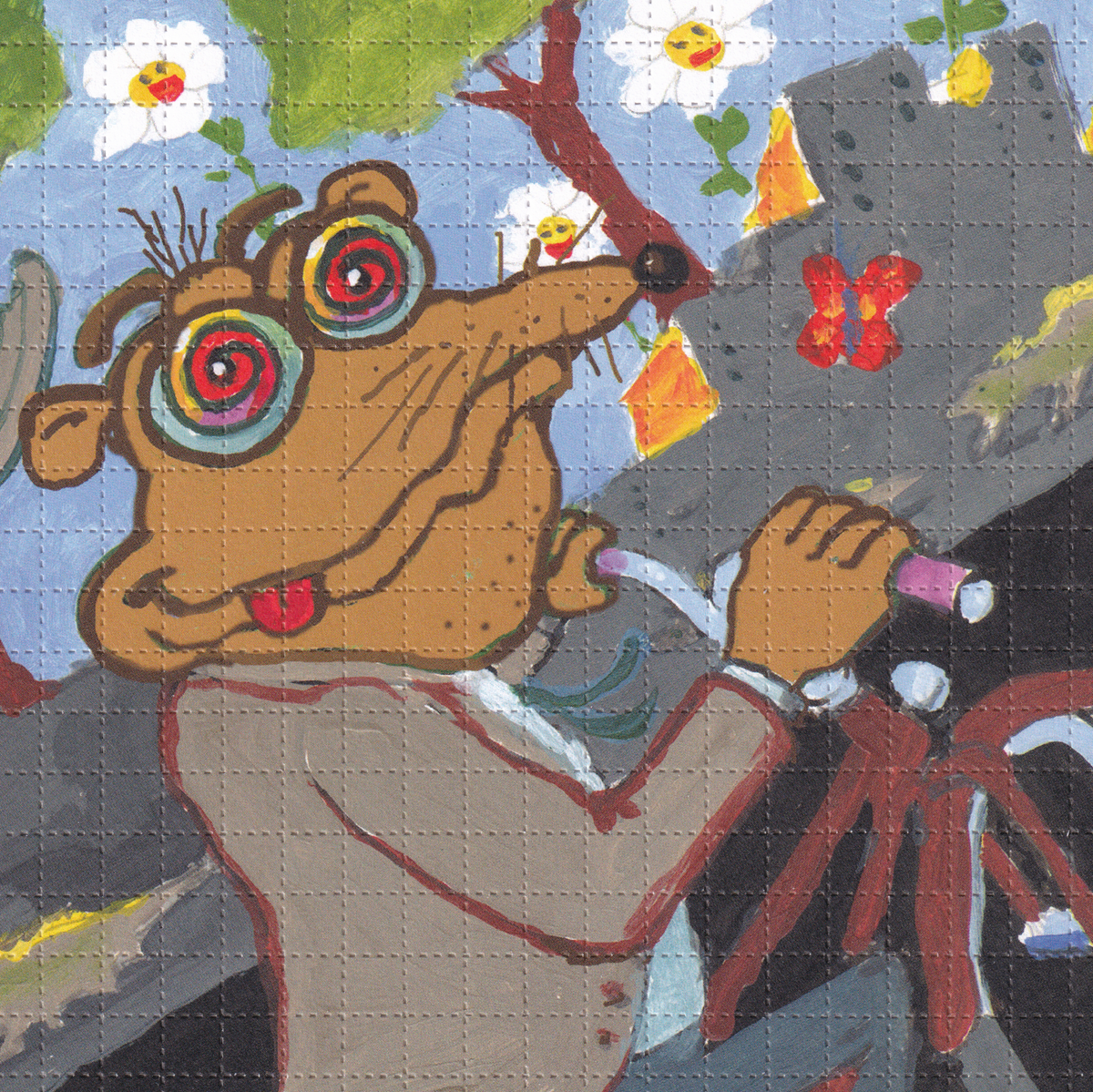 "Test Run" Blotter Art by Stanley Mouse (signed)