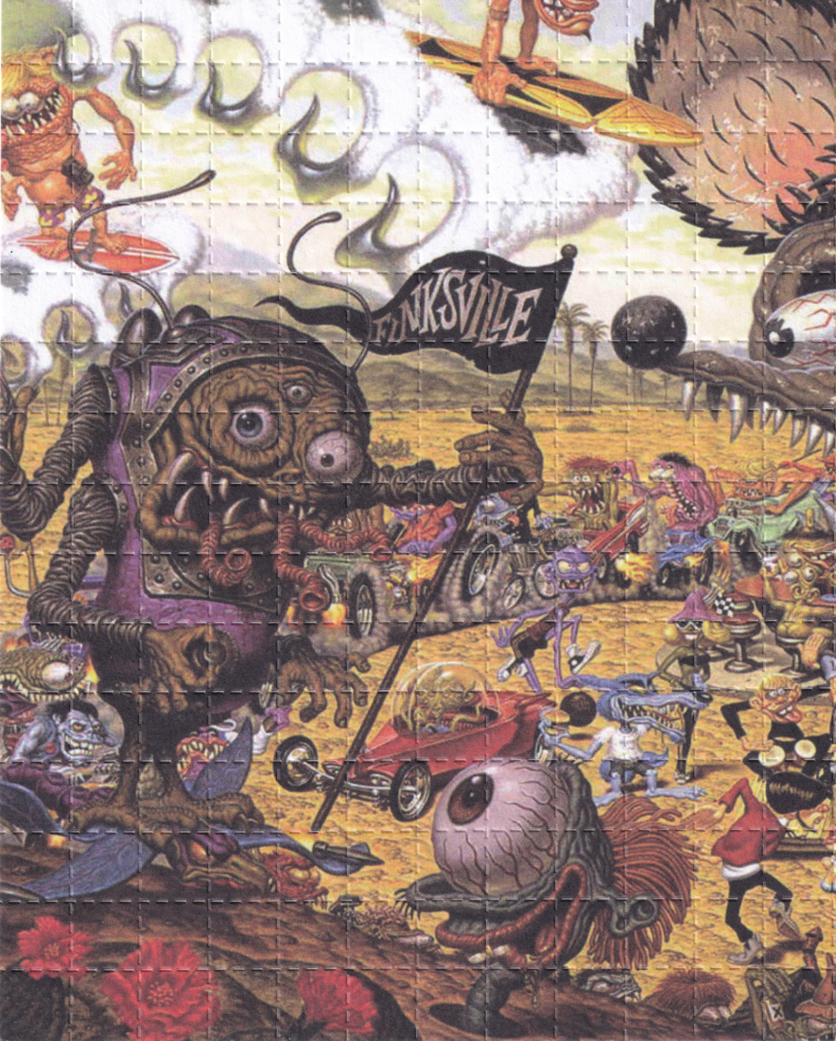 Finksville Blotter Art by Todd Schorr