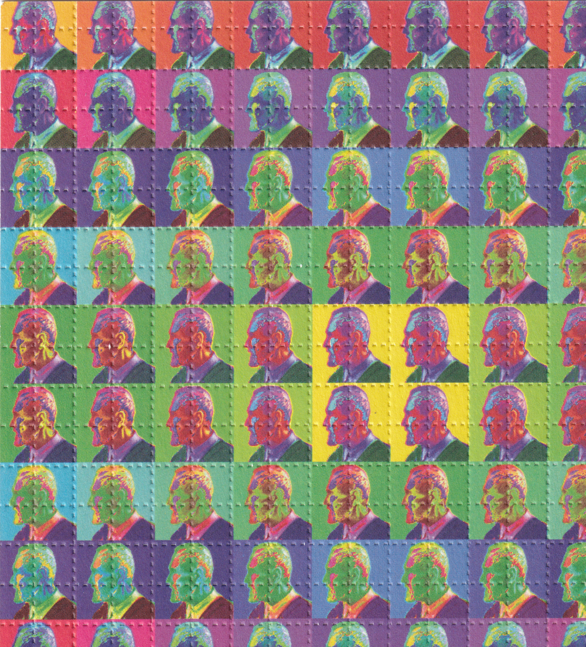 Leary Rainbow Blotter Art signed by Mark McCloud
