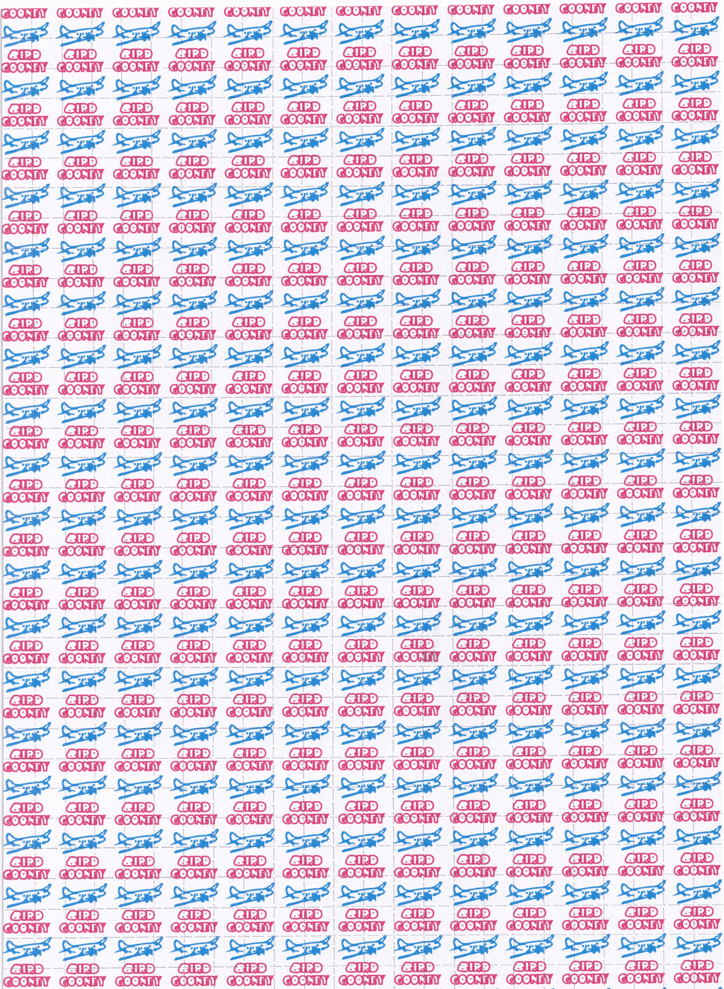 Gooney Bird blotter Art (reprint)