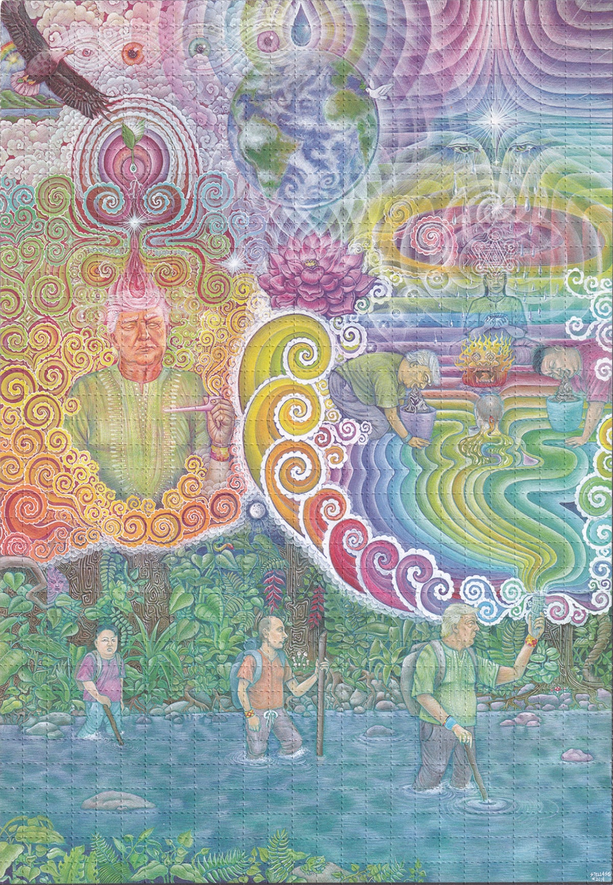 Divine Moments of Trump by Stella Strzyzowska (street sheet)