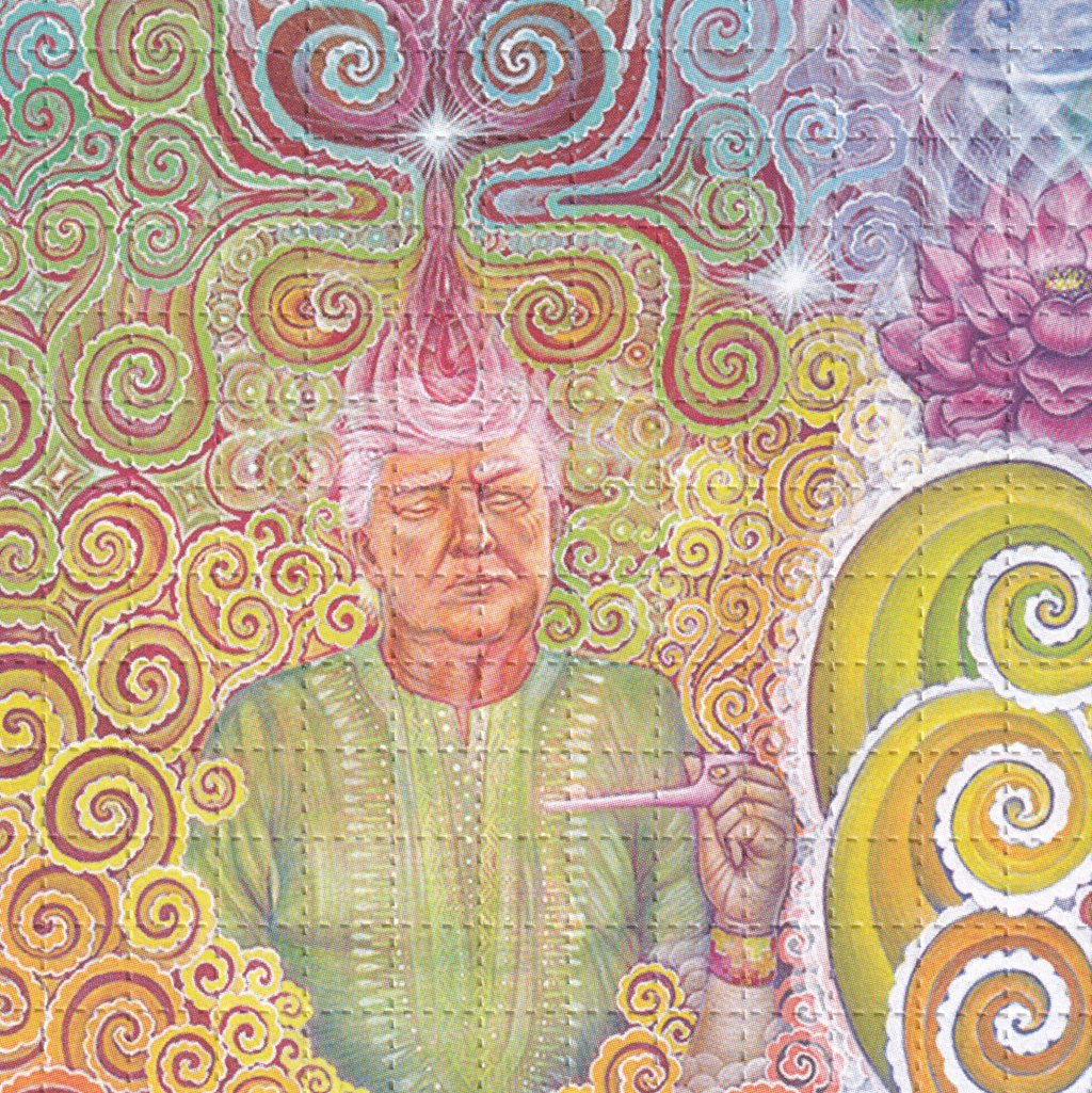 Divine Moments of Trump by Stella Strzyzowska (street sheet)